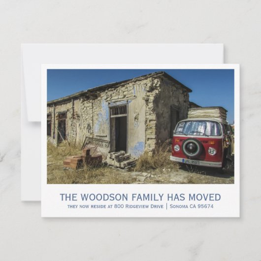 Funny Moving Ankündigung (Vorderseite)