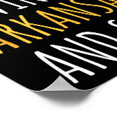 Funny Moving Out Of State Moving Away To Arkansas  Poster (Ecke)