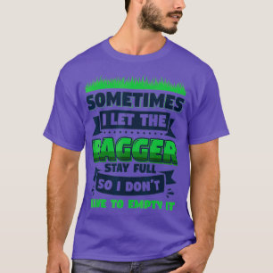 Funny Mowing Lawn Beer Vater Landscaping Full T-Shirt