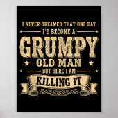 Funny Mpy Old Man Poster (Vorne)