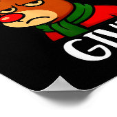 Funny Mpy Reindeer Christmas Meme Zero Given Poster (Ecke)