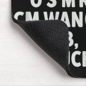 Funny Mr Ducks Phrase Retro Waterfowl Humor Outdoo Mousepad (Ecke)