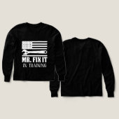 Funny Mr. fix Wortkunstausbildung (Design Vorder- & Rückseite)