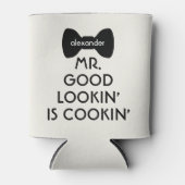 Funny Mr Good Looking Cooking Bowtie Kitchen Grill Dosenkühler (Vorderseite)