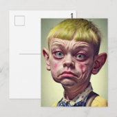 Funny "Mr. Handsome" Postkarte (Vorne/Hinten)