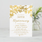 Funny Mr. & Mrs. 50 Jahre Einladung (Stehend Vorderseite)