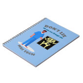 Funny MRI Tech Custom Radiology Specialty Notizblock (Linke Seite)