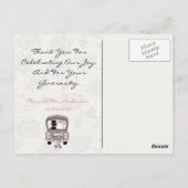 Funny Mrs & Mr. Postkarte (Rückseite)