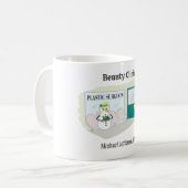 Funny Ms Frosty auf Cartoon eines plastischen Chir Kaffeetasse (Vorderseite Links)