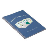 Funny Ms Frosty auf Cartoon eines plastischen Chir Notizblock (Rechte Seite)