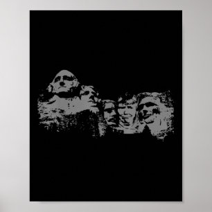 Funny Mt Trump Mount Rushmore Amerikanische Präsid Poster