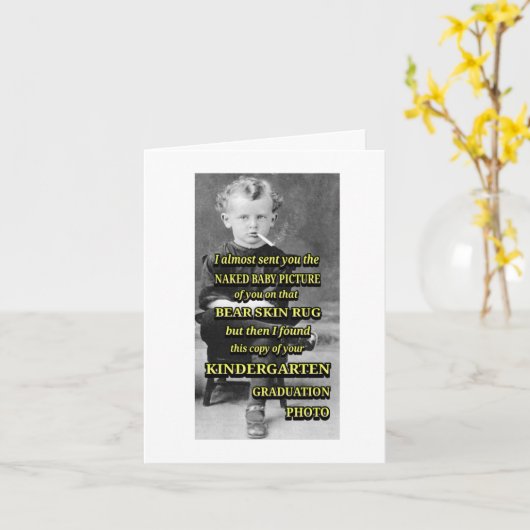 Funny MTHER Karte (Gelbe Blume)