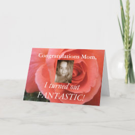 Funny Mthers Day Card - Fügen Sie Ihr eigenes Foto Karte