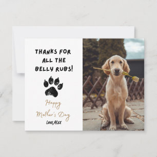 Funny Mthers Day Personalisiert Hund Mama Haustier Mitteilungskarte