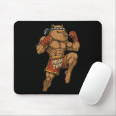 Funny Muay Thai Capybara Thai Boxing Martial Arts Mousepad (Mit Mouse)