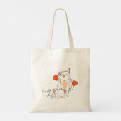 Funny Muay Thai Cats Thai Boxing Fighter Geschenk Tragetasche (Rückseite)