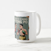 Funny Muay Thai Coach Klassische Tasse - Vintag (VorderseiteRechts)
