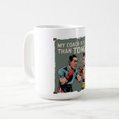 Funny Muay Thai Coach Klassische Tasse - Vintag (Vorderseite Links)