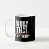 Funny Muay Thai Design für Männer Frauen Kinder Mu Kaffeetasse (Links)