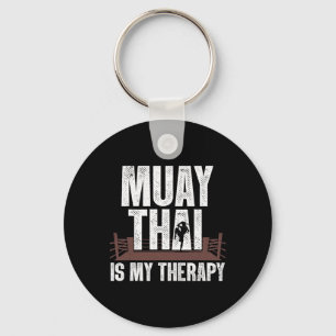 Funny Muay Thai Design für Männer Frauen Kinder Mu Schlüsselanhänger