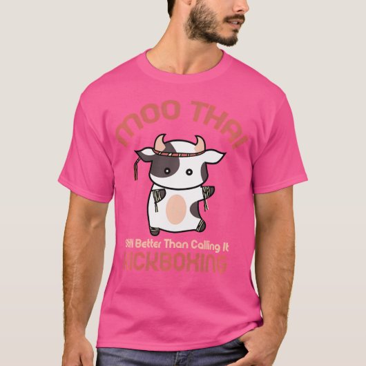 Funny Muay Thai Kickboxing T-Shirt (Vorderseite)