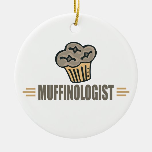 Funny Muffin Keramik Ornament (Vorne)