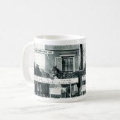 Funny Mug - Abendessen am Pferd Kaffeetasse (Vorderseite Links)