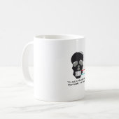 Funny mug about afterlife, humorous mugs kaffeetasse (Vorderseite Links)