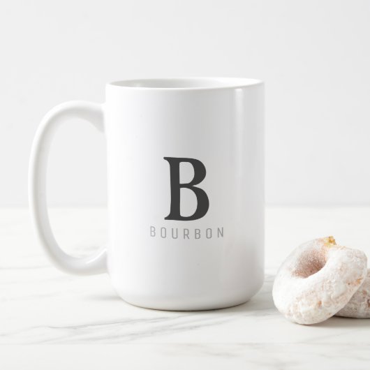 Funny Mug Bourbon Trendy Kaffeetasse (Mit Donut)