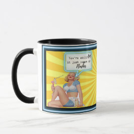Funny Mug Coffee Best Friend Gift "Hot Flash" Tasse