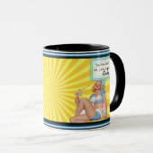 Funny Mug Coffee Best Friend Gift "Hot Flash" Tasse (VorderseiteRechts)