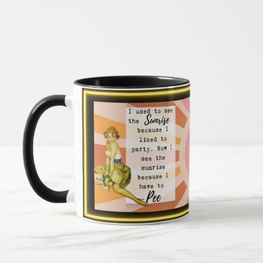 Funny Mug Coffee Best Friend Gift "Sunrise" Tasse (Links)
