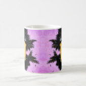 Funny Mug Crow mit Rose Kaffeetasse (Mittel)
