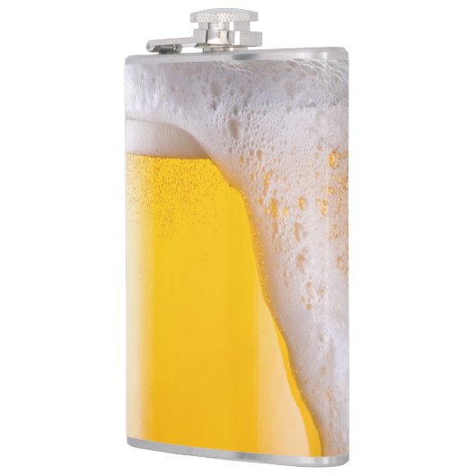 Funny Mug der optischen Illusion eines Bieres Flachmann (Links)