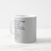 Funny Mug für das Amt Kaffeetasse (Vorderseite Links)