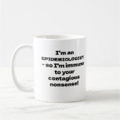 Funny Mug für Epidemiologen Kaffeetasse (Links)