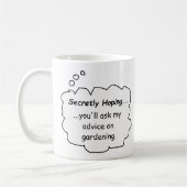 Funny Mug für Gärtner Kaffeetasse (Links)