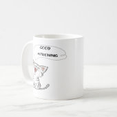 Funny Mug für Liebhaber von Katzen Kaffeetasse (Vorderseite Links)