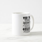 Funny Mug für Sohn mit verrücktem Mama Zitat Kaffeetasse (VorderseiteRechts)