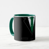 Funny Mug Geschenk Individuelle Name Business Blac Tasse (Vorderseite Links)