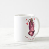 Funny Mug Geschenk mit spielerischem Sloth - Läche Kaffeetasse (VorderseiteRechts)