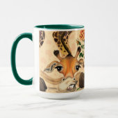 Funny Mug Geschenk Romantische Giraffe - Gentleman Tasse (Links)