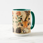Funny Mug Geschenk Romantische Giraffe - Gentleman Tasse (VorderseiteRechts)