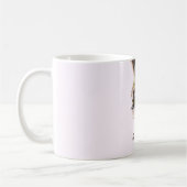 Funny Mug glücklich spielender Strauß - Lächeln Kaffeetasse (Links)