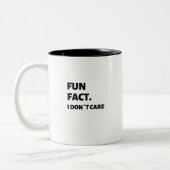 Funny Mug ist mir egal Zweifarbige Tasse (Links)