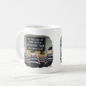 Funny Mug mit Mimes Kaffeetasse (Vorderseite Links)