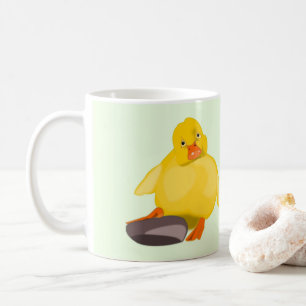 Funny Mug mit Niedlicher Gelbente Kaffeetasse
