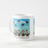 Funny Mug oder Graduates - Telekinesis School. Kaffeetasse (Vorderseite Links)