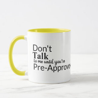 Funny Mug: Sprich nicht mit mir bis Tasse