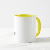 Funny Mug: Sprich nicht mit mir bis Tasse (VorderseiteRechts)